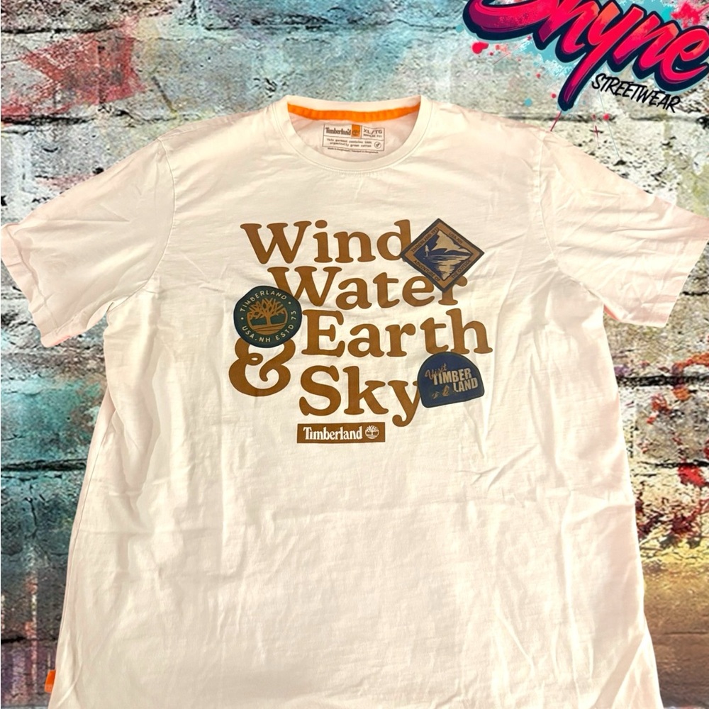 Timberland White Graphic T-Shirt